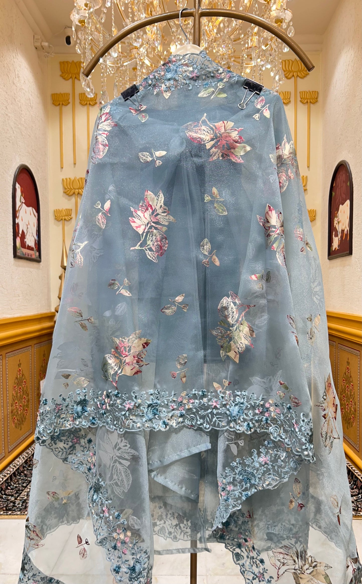 Husna Threadcrafted Suit (Blue)
