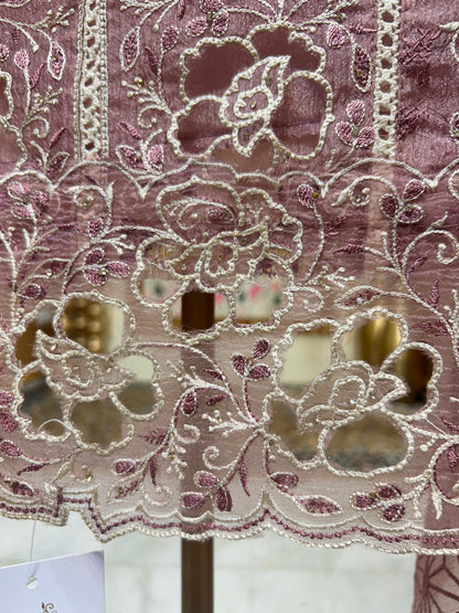 Sahira Thread & Lace Suit (Mouse)