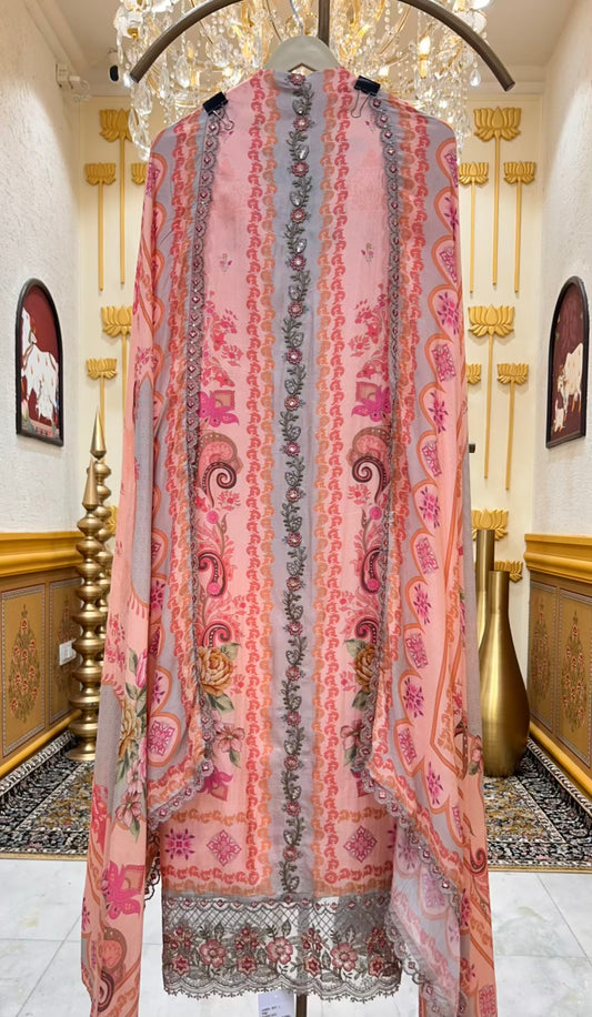 Elira Sequin Bloom Suit (Pink)