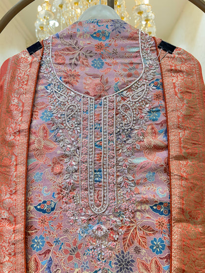 Rajvielle Dabka Suit