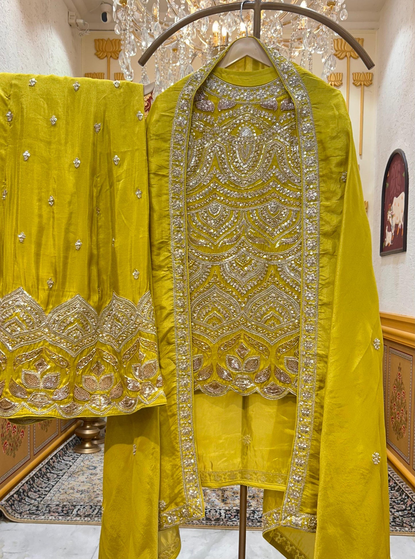 Aureza Organza Sharara Set