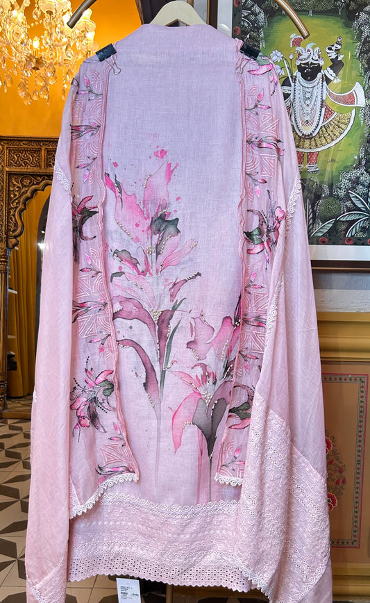 Tvarita Linen Suit (Lavender)