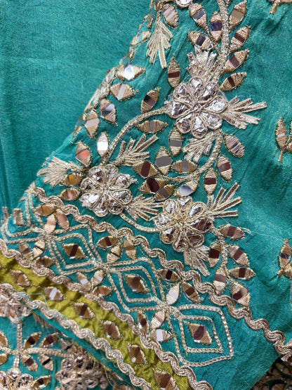 Noorvika Mirror Organza Gharara Set