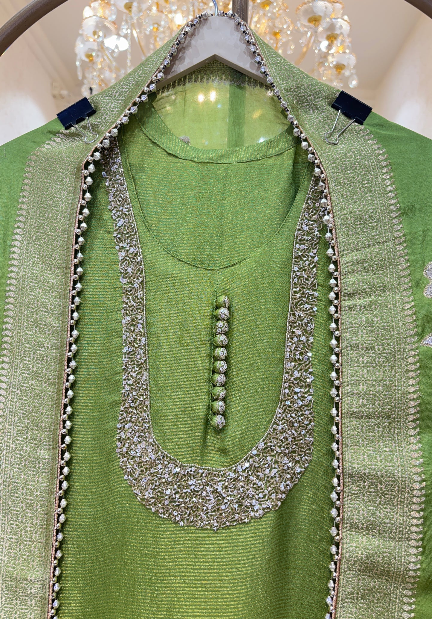 Veesha Shimmer Organza Suit
