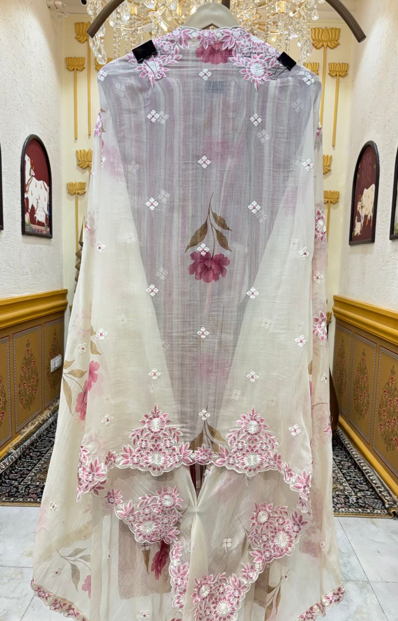 Ira Thread Chanderi Suit