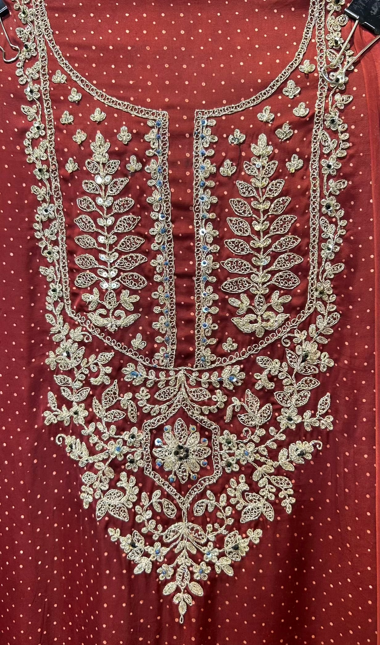 Ameira-é-Shaam Suit (Maroon)
