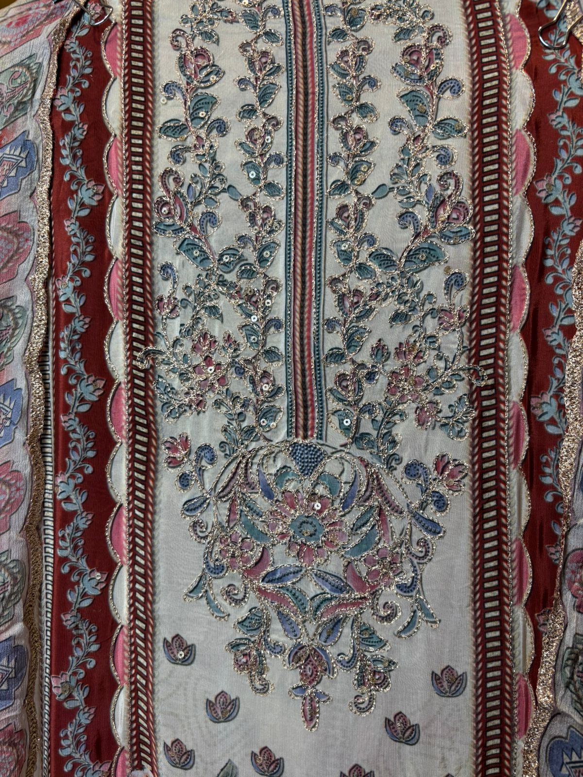 Afsara Crêpe Suit (Rust)