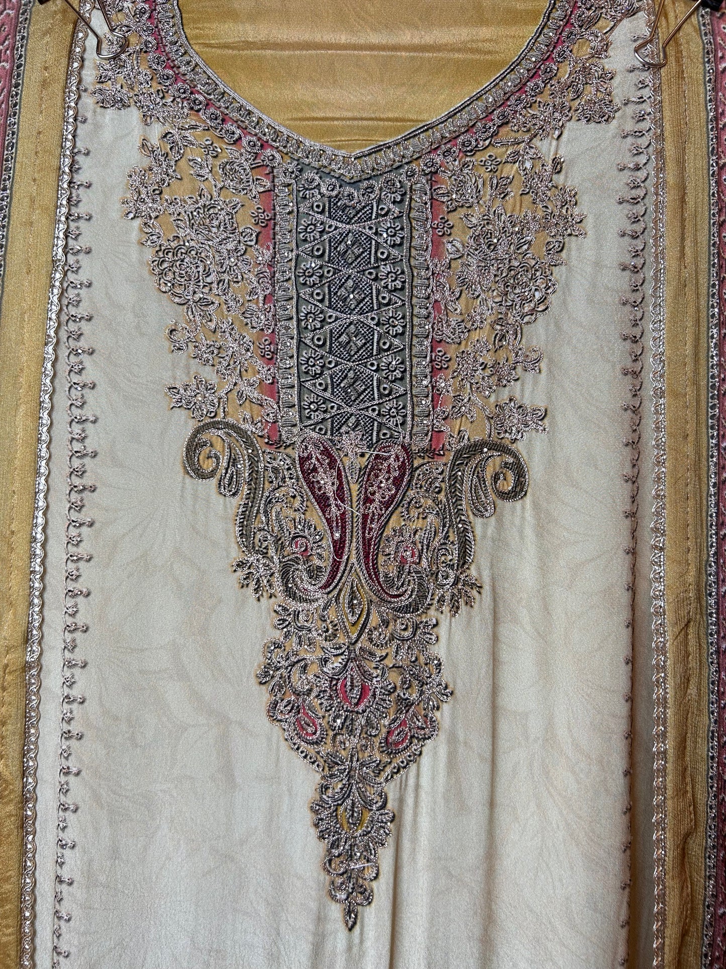 Iravya Crepe Suit (Mustard)