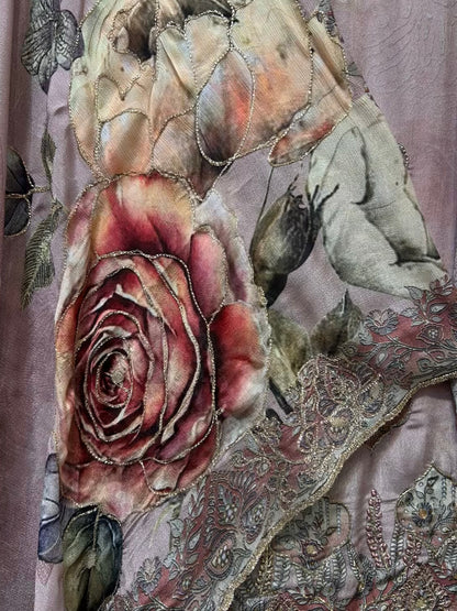 Anaya Threadwork Suit (Peach)