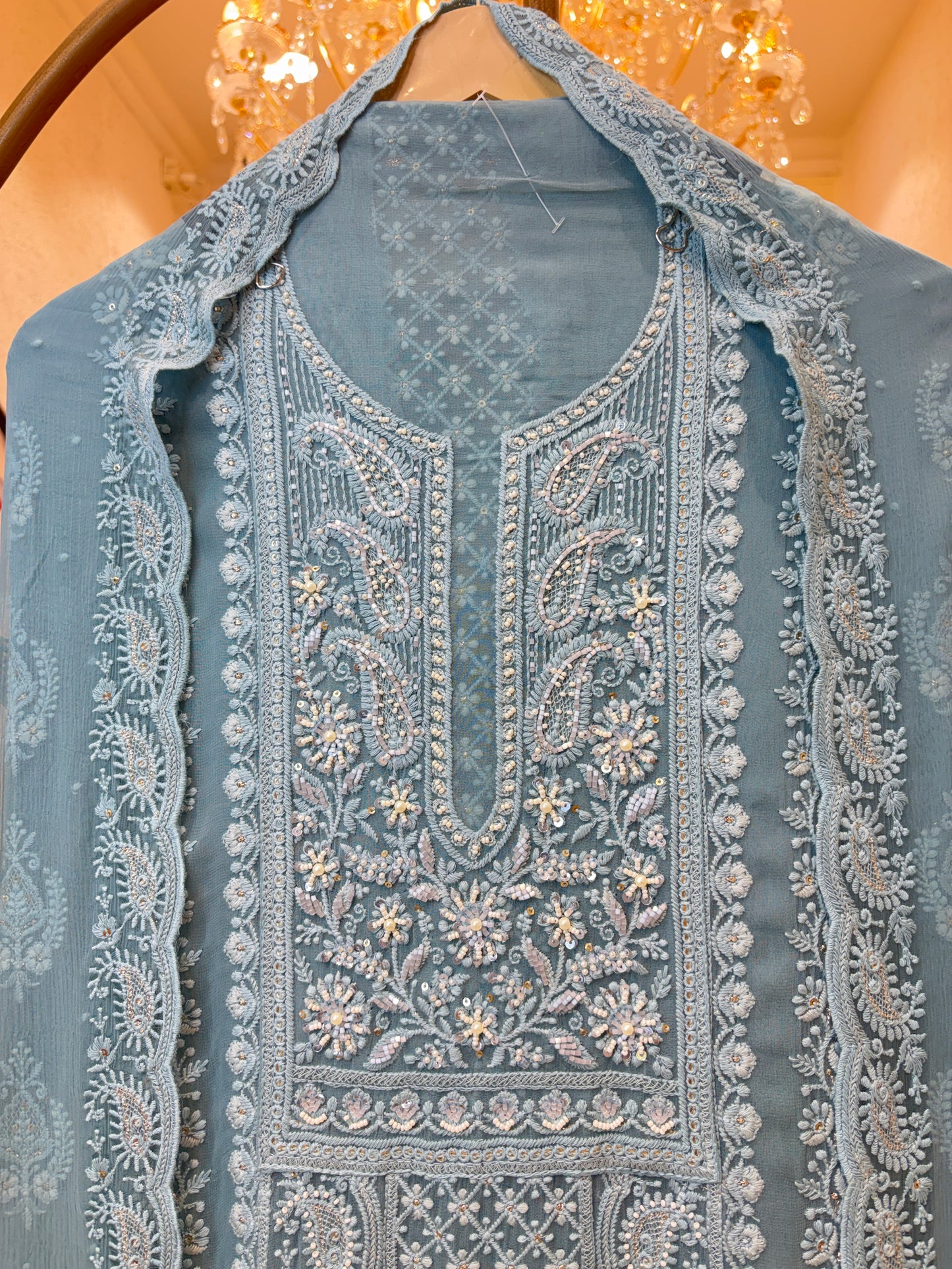 Ishita Handcrafted Georgette Suit