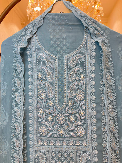 Ishita Handcrafted Georgette Suit