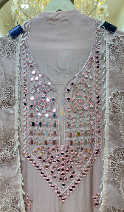 Mehraz Mirror Silk Suit