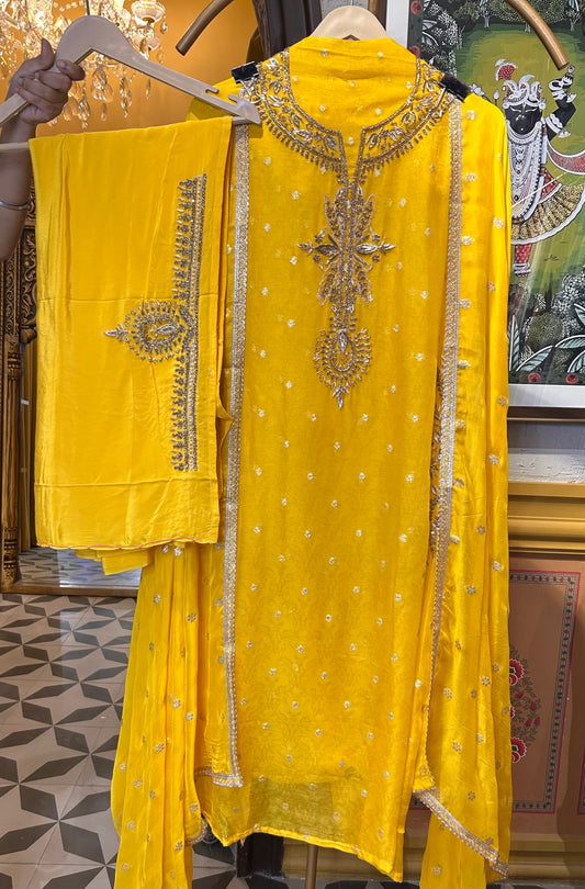 Meherzaan Organza Suit