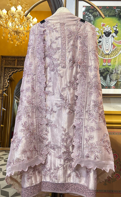 Luméra Threadé Tissue Organza Suit