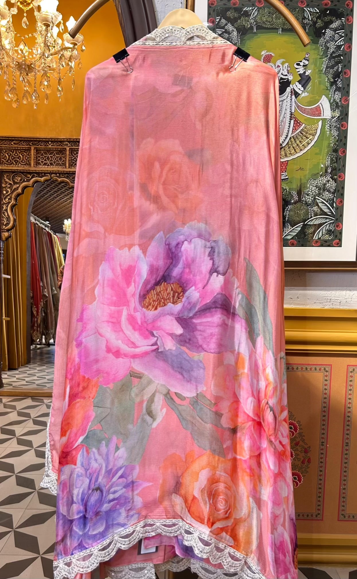 Aabroó-E-Pashm Suit (Pink)