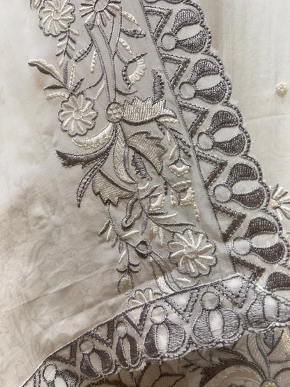 Aevora Pearlthread Organza Suit