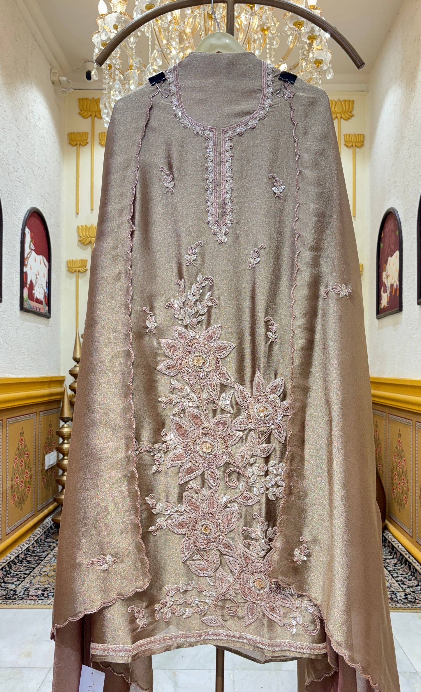 Luméra Pearl Tissue Organza Suit
