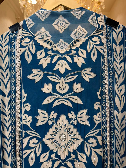 Elina Cutdana Bloom Suit (Blue)