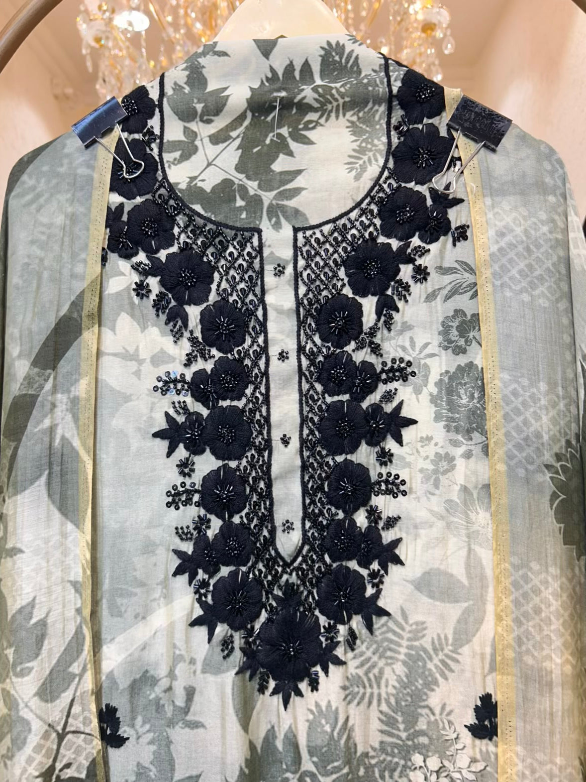 Elara Muslin Bloom Suit