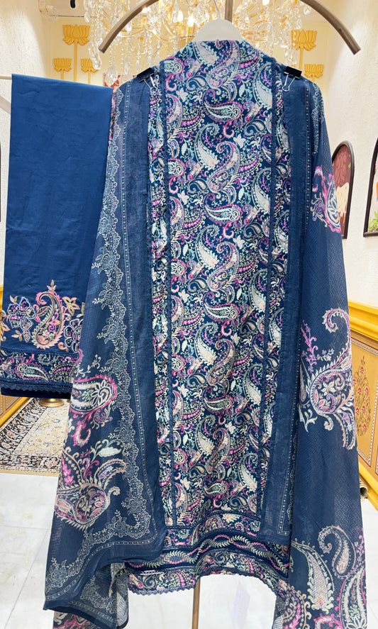 Noorvika Lace Cotton Suit