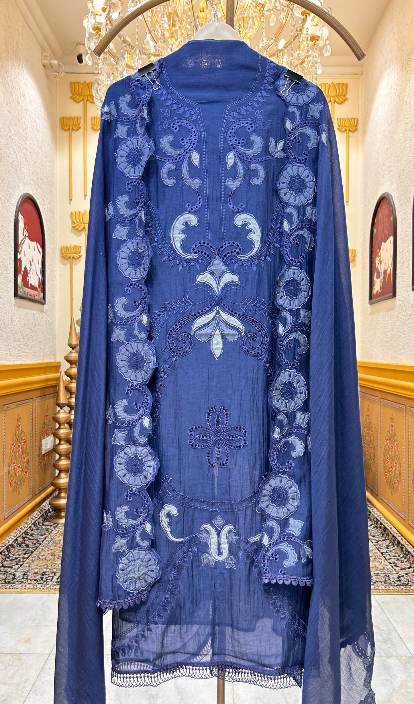 Gulposh Appliqué Suit