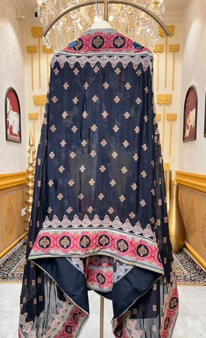 Iraaya Zari Print Élan (Black)