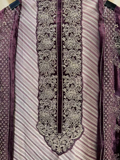 Zarwaab Banarasi Élan Suit (Pink)