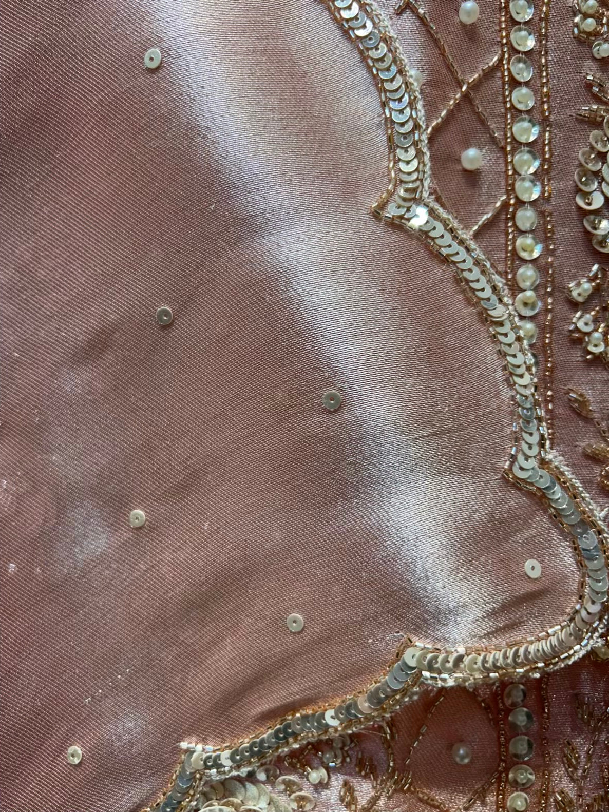 Ruhzara Sequin Veil Suit (Pink)