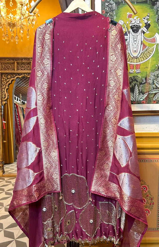 Zarqara Organza Suit