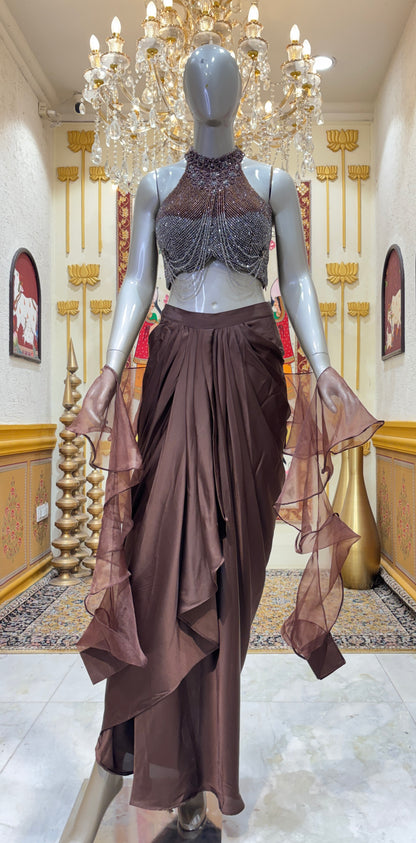 Chandmoti Drape Set