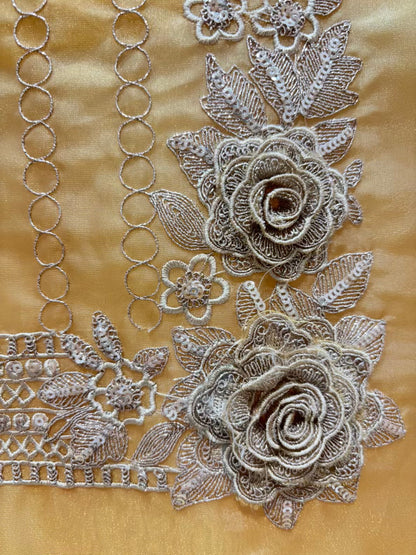 Ziana Zari Organza Suit
