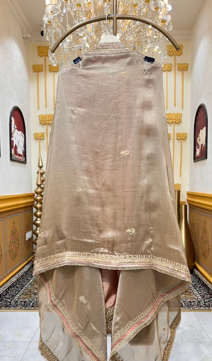 Nazra Mirror Loom Suit (Peach)