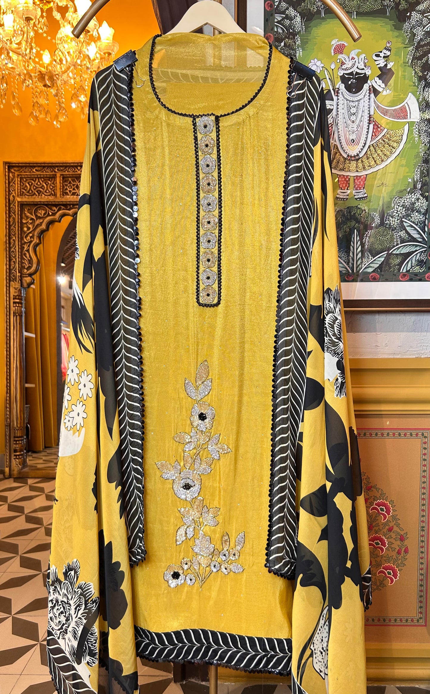 Meherbaan Organza Suit