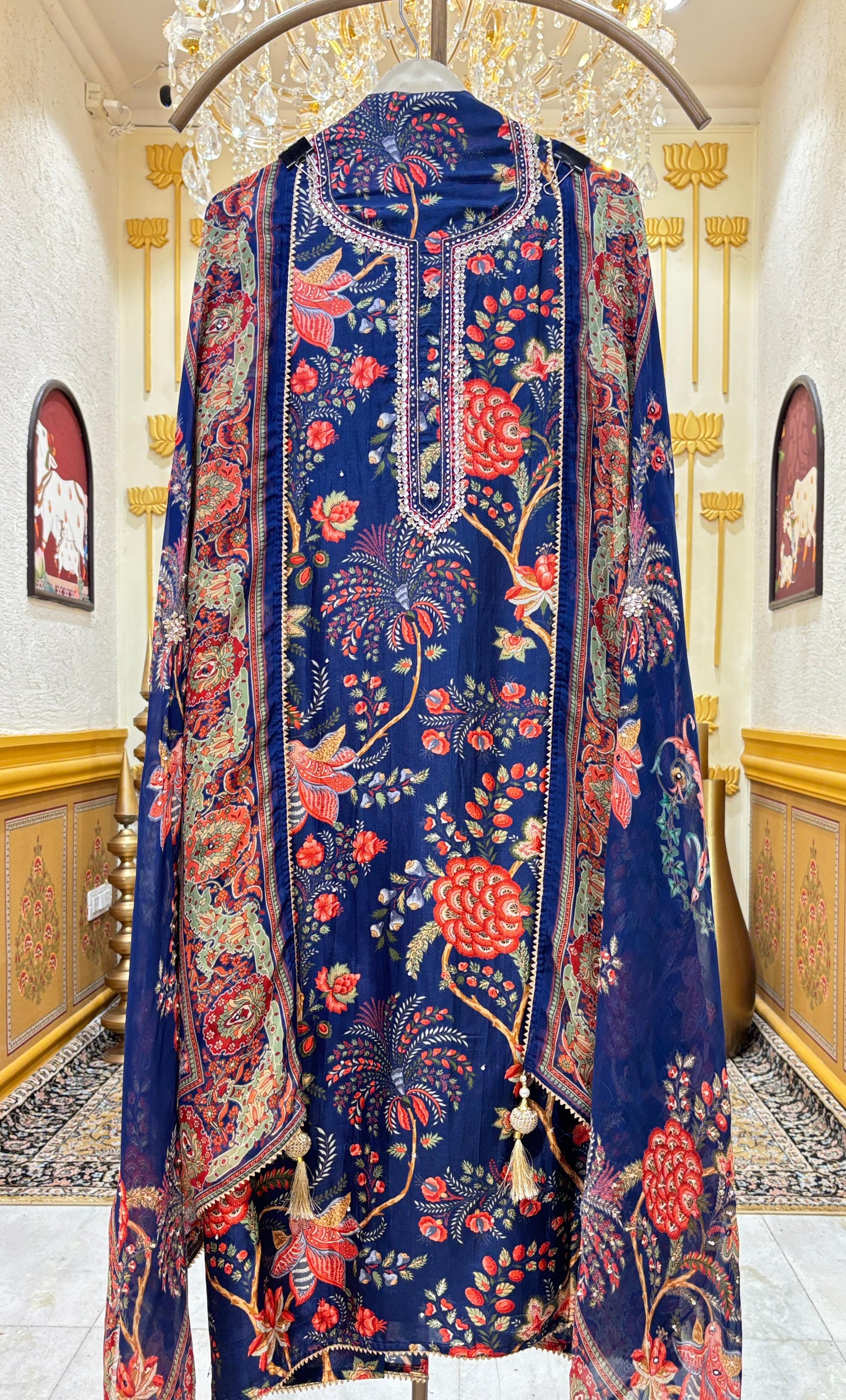 Tvesha Printed Muslin Suit