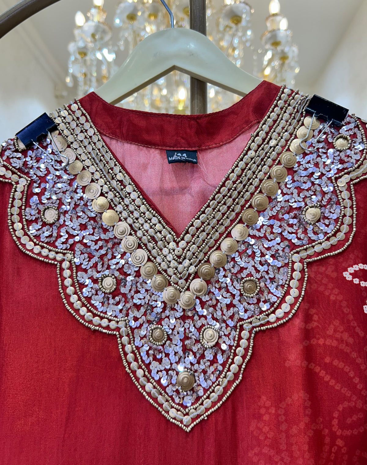 Rangmeher Bandhani Co-ord Set