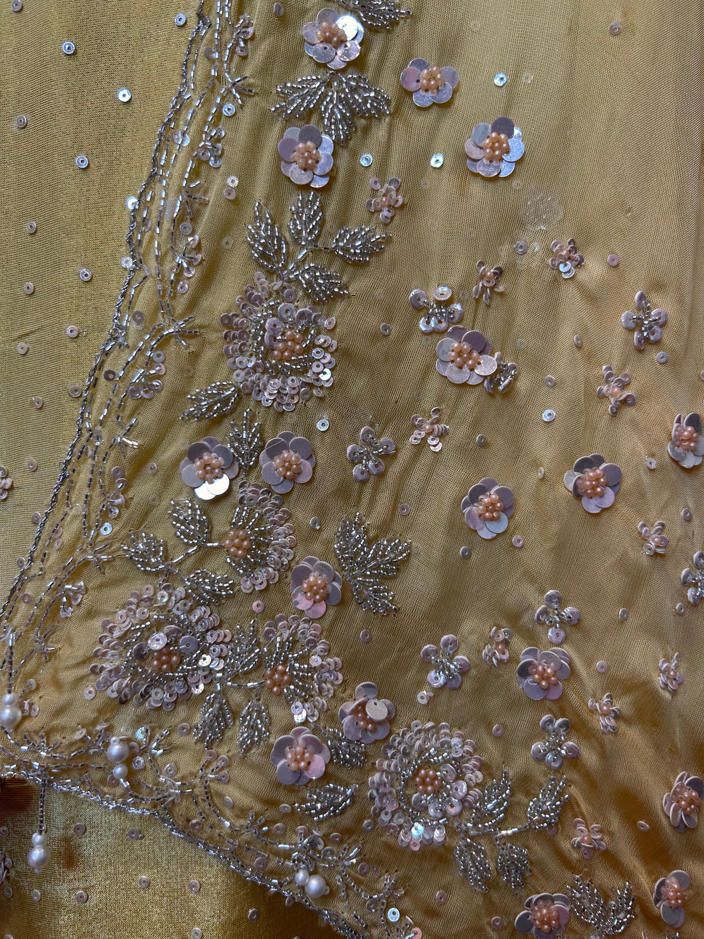 Ishvani Organza Suit (Yellow)