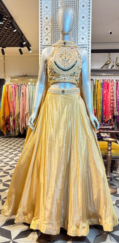 Mehrunnisa Organza Lehenga Set