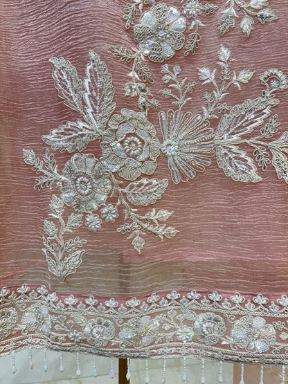 Elzara Crush Tissue Suit (Peach)