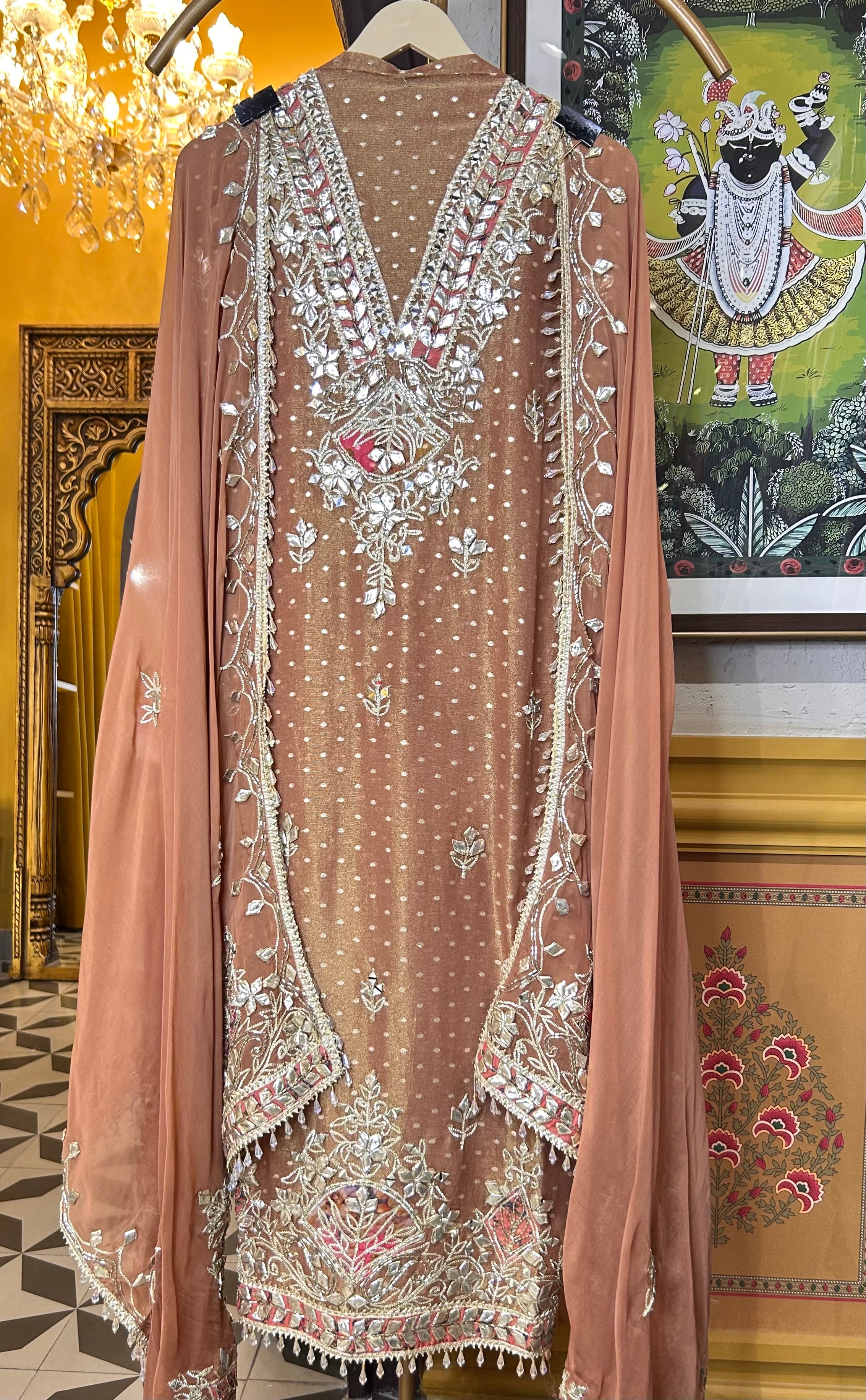 Chaand-e-Nazakat (Peach)