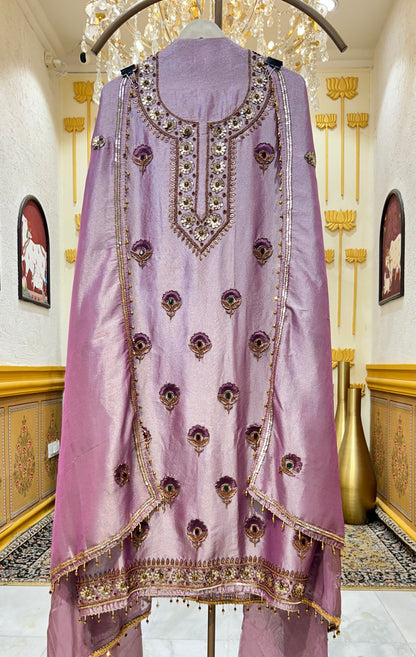 Ruhzaina Organza Suit