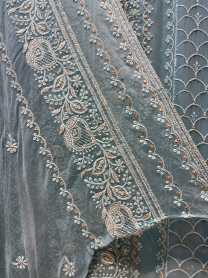 Ruhnaz Handcrafted Georgette Suit