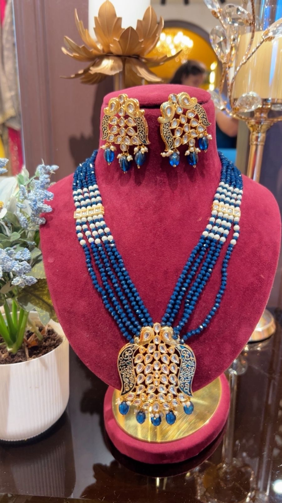 Rajdarbaar Kundan Moti Set