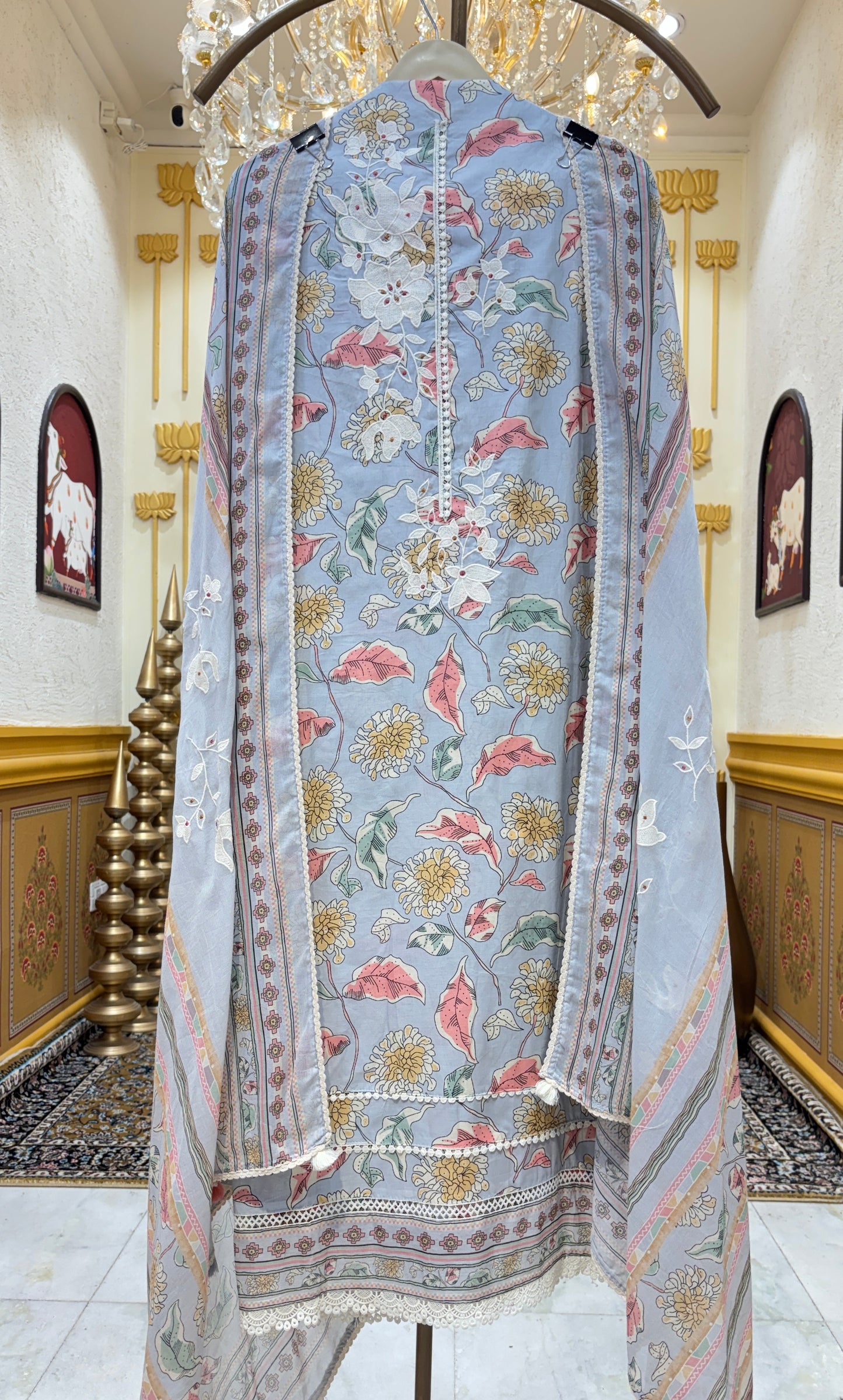 Gulraiz Threadlace Cotton Suit