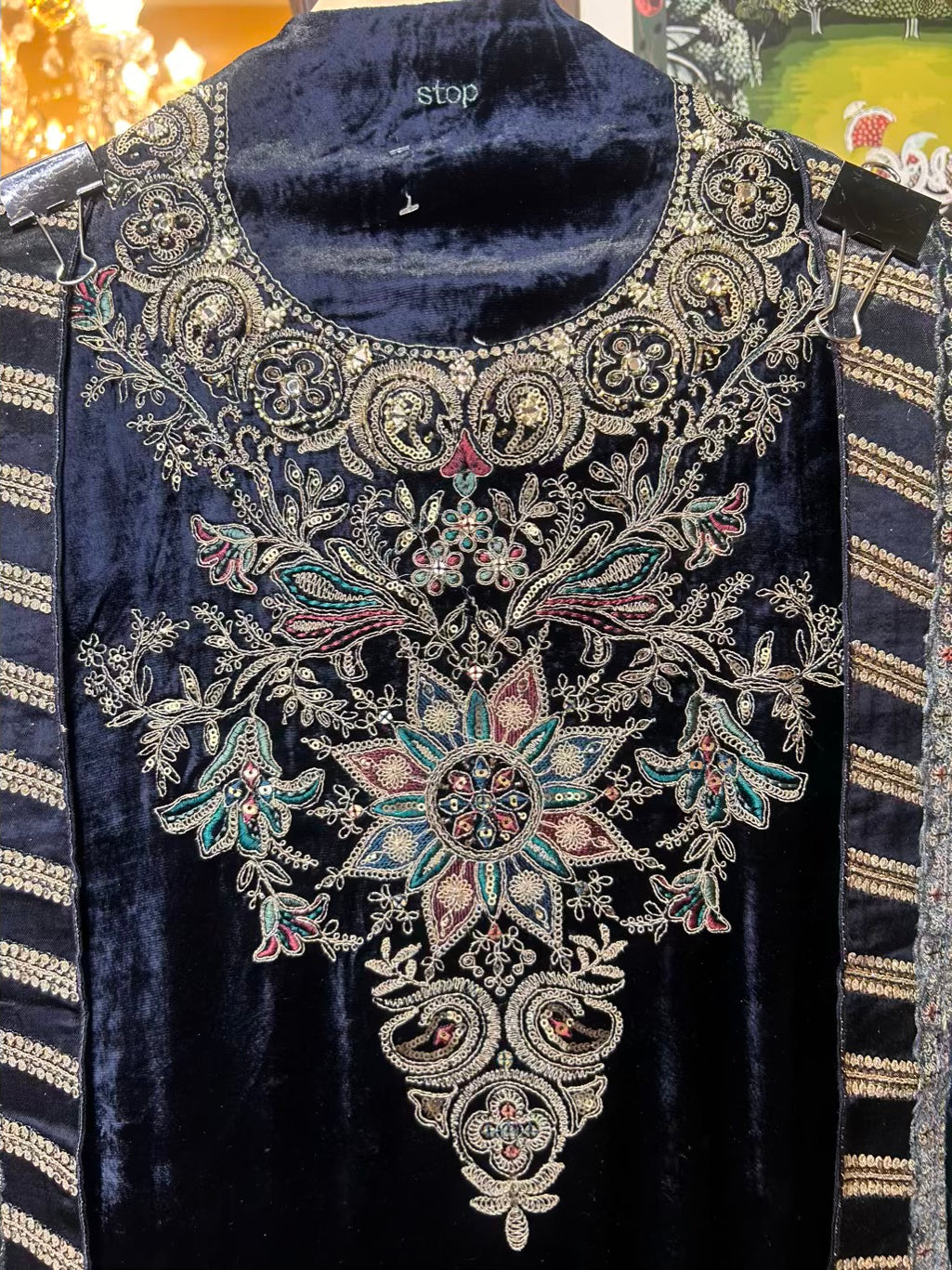 Zohraé-Velvet Suit (Blue)