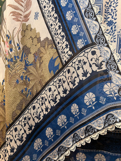 Amoli Mul Cotton Suit (Blue)