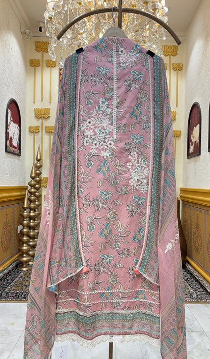 Gulraiz Threadlace Cotton Suit