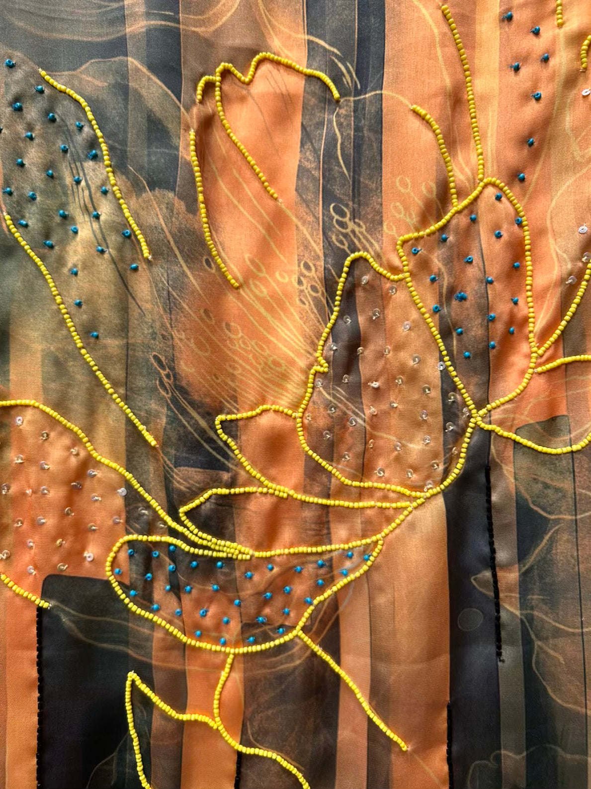 Nayira Crepe Suit (Yellow)