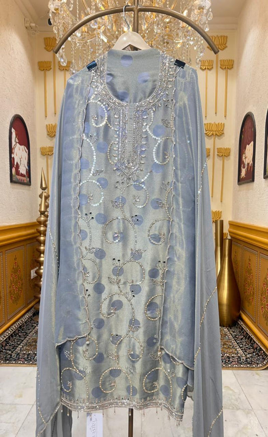 Zehraani Noorloom Suit (Powder Blue)
