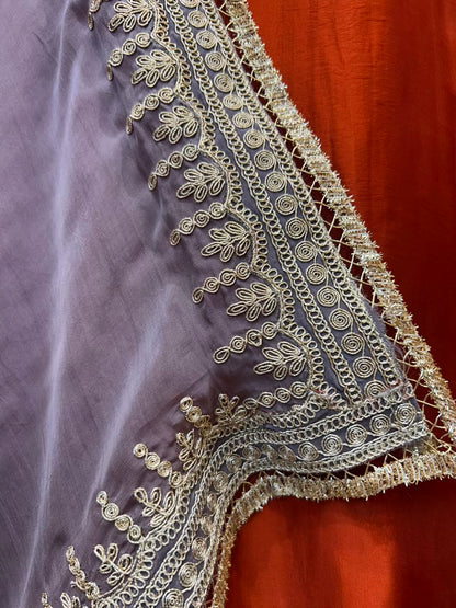 Afsara Noor Dori Suit (Rust)