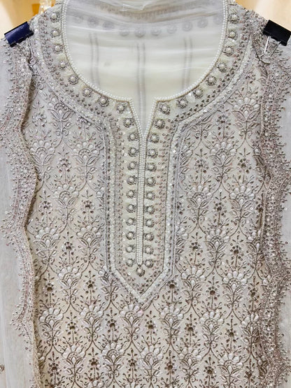 Elara Sequin Royale Suit (Ivory)